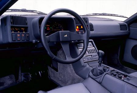 Alpine GTA V6 Turbo Le Mans. Interior.
