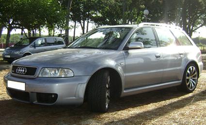 Audi RS4. Vista Frontal.