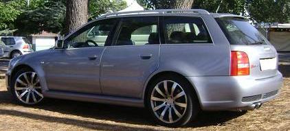 Audi RS4. Vista Trasera.