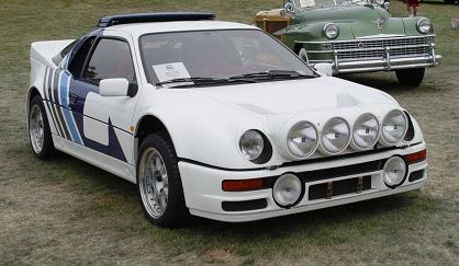 Ford RS200. Vista Frontal.