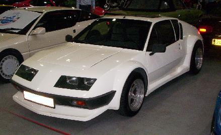 Alpine A310. Vista Frontal.
