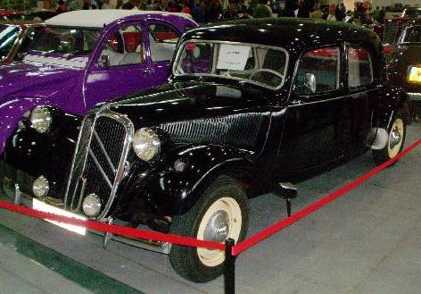 Citroën Taction Avant. Vista Frontal.