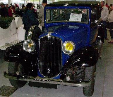 Renault Vivastella PG7. Año 1933.