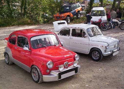 SEAT 600. Ataviados con Complementos Abarth