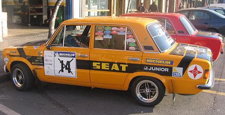 SEATs 124 preparados para Rally
