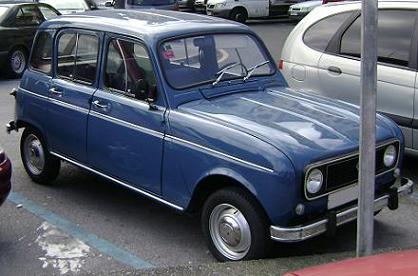 Renault 4 TL (1977) Vista frontal.