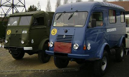Renault 1000kg 4x4. Carrocerias Furgón (Gendarmeria) y pick-up (Ejercito)
