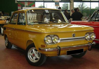 NSU TT. Vista Frontal.