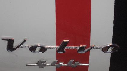 Volvo PV-544 Sport. Logotipo trasero.