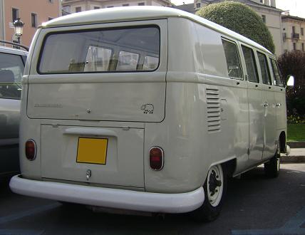 Volkswagen T1. Vista trasera.