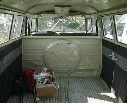 Volkswagen T1 Interior Plataforma de carga
