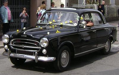 Peugeot 403. Fete de la Tulipe.