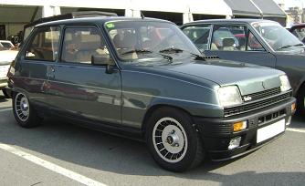 Renault 5 Alpine Turbo. Vista Lateral.
