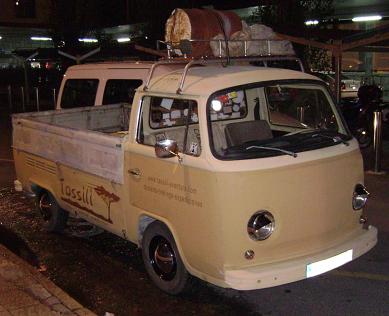 Volkswagen T2 Pick-up. Vista Frontal.