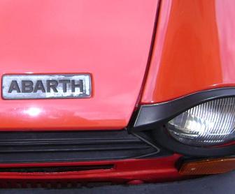 Autobianchi A112 Abarth. Logotipo Abarth.