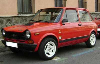 Autobianchi A112 Abarth. Vista lateral