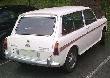 Morris 1.300 Traveller. Vista lateral.