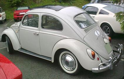 VW 1300. Vista trasera.