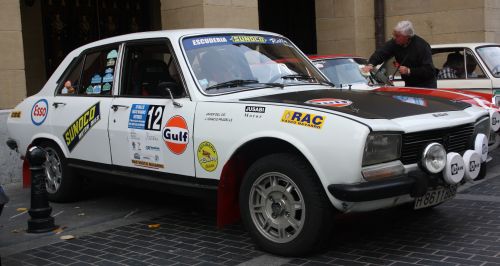 Peugeot 504 TI Maykel del Cid. Rallye Vasco Navarro Histórico.