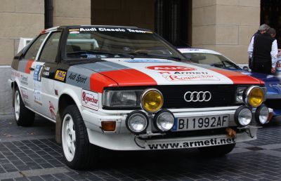 Audi GT. XV Rallye Vasco Navarro histórico. Memorial Ignacio Sunsundegui 2012