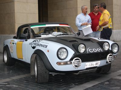 FIAT124 Spyder. XVI Rallye Vasco Navarro Histórico. Merial Ignacio Sunsundegui 2013.