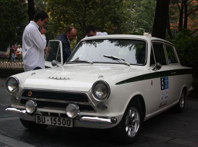 Lotus Cortina. XVI Rallye Vasco Navarro Histórico. Merial Ignacio Sunsundegui 2013.