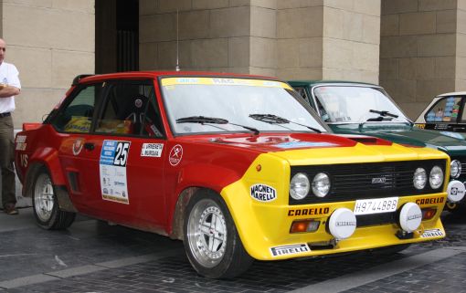 FIAT 131 Abarth. XVI Rallye Vasco Navarro Histórico. Merial Ignacio Sunsundegui 2013.