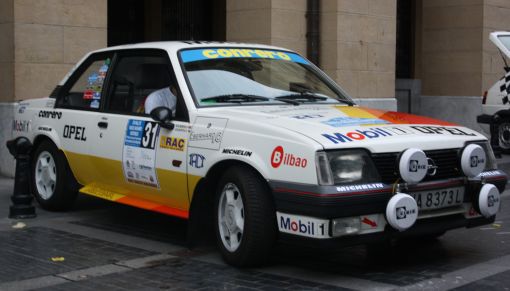 Opel Ascona. XVI Rallye Vasco Navarro Histórico. Merial Ignacio Sunsundegui 2013.