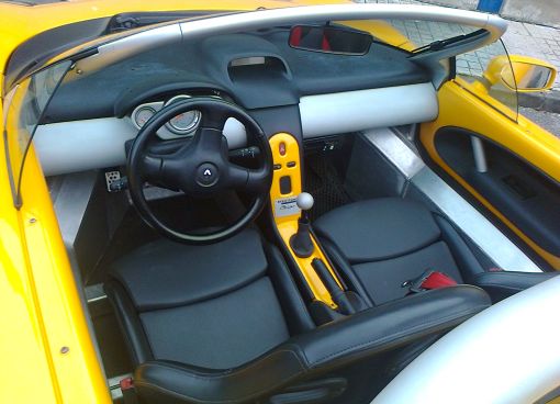 Interior Renault Sport Spider.