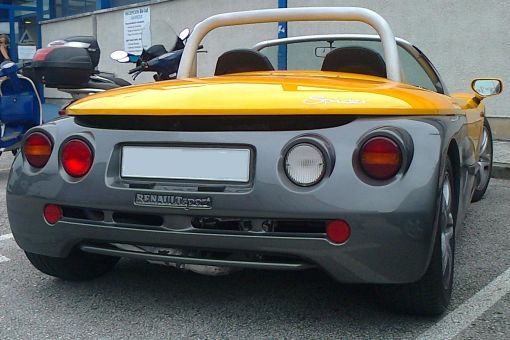 Renault Sport Spider. Vista Trasera