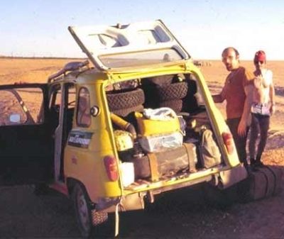 Renault 4 Sinpar. Hermanos Marreau. nº 131. Dakar 1979