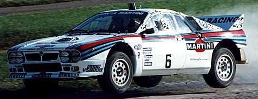 Lancia 037 Rally, Vista Lateral.