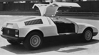 Mercedes C-111 I. Vista trasera.