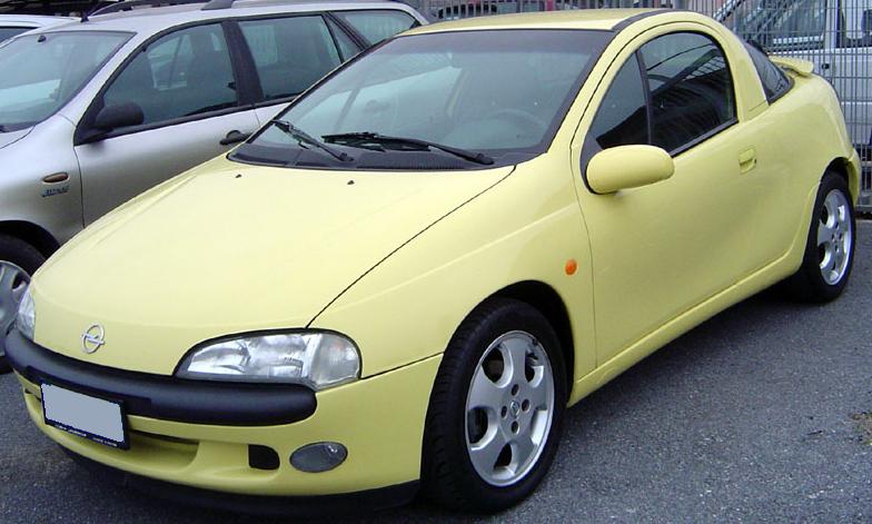 Opel Tigra. Vista Frontal.