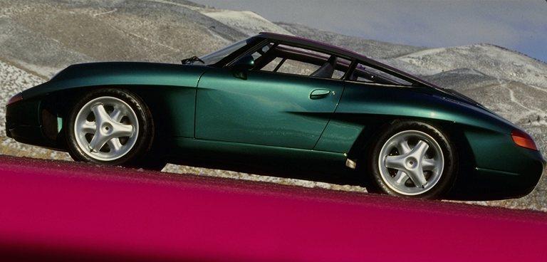 Porsche Panamericana. Vista Lateral