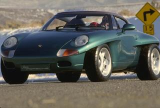Porsche Panmericana. Vista Frontal.