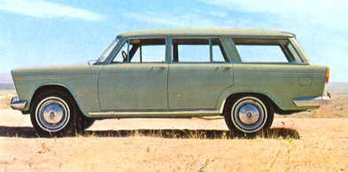 SEAT 1500 familiar. Vista Lateral.