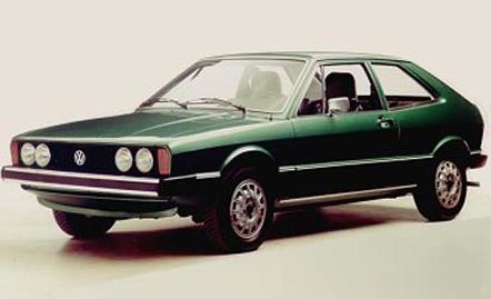 Volkswagen Scirocco mkI 1974. vista frontal.