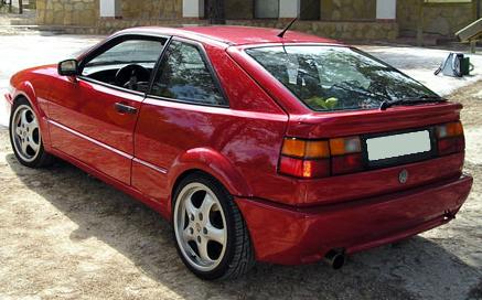 Volkswagen Corrado. Vista Trasera.