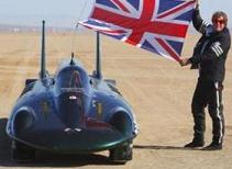 El coche de vapor m&aacute;s r&aacute;pido del mundo.