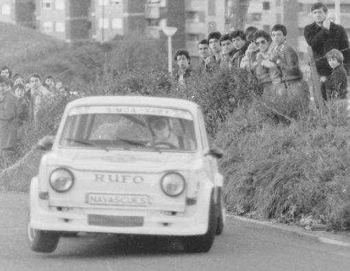 SIMCA Rallye de Andr&eacute;s Vilari&ntilde;o en la Subida a San Marcial